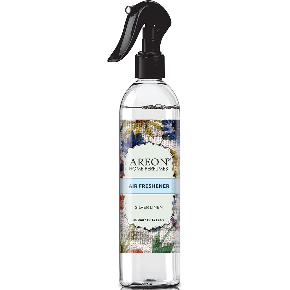 Odorizant camera AREON Home Spray Silver Linen, 300 ml