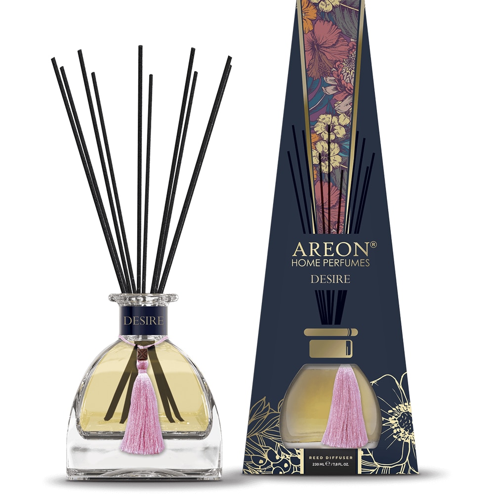 Odorizant cu betisoare AREON Home Perfume Desire, 230 ml