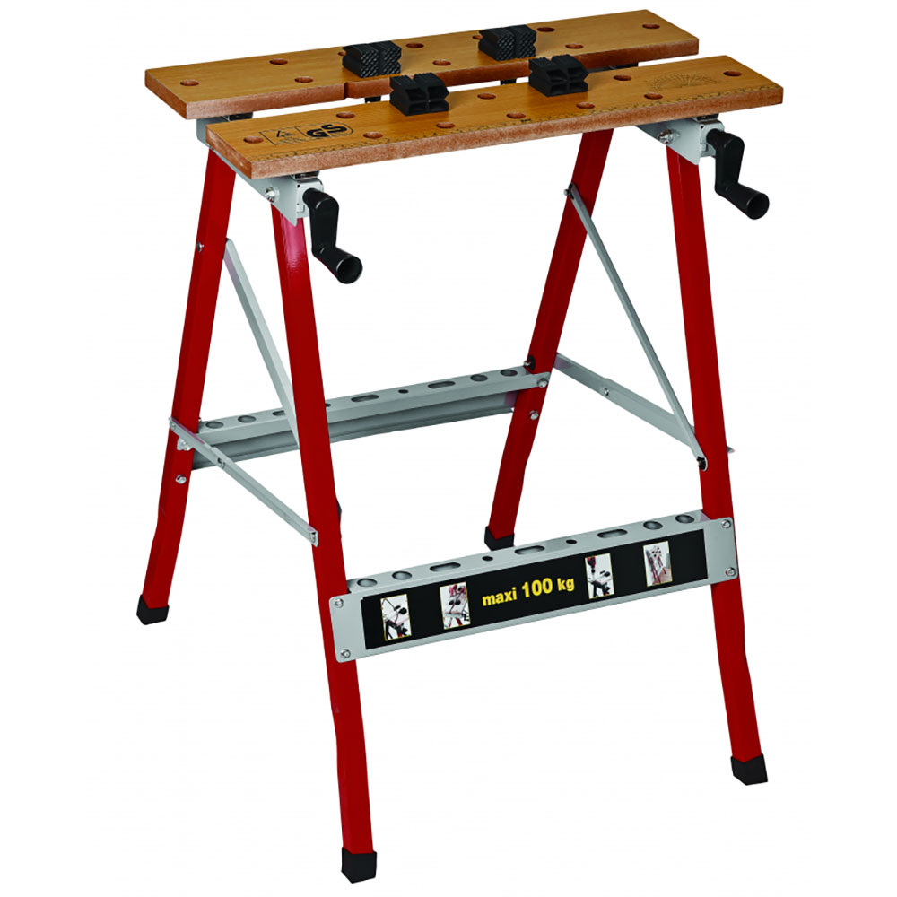 Banc de lucru RAIDER, pliabil, 62x47x76cm