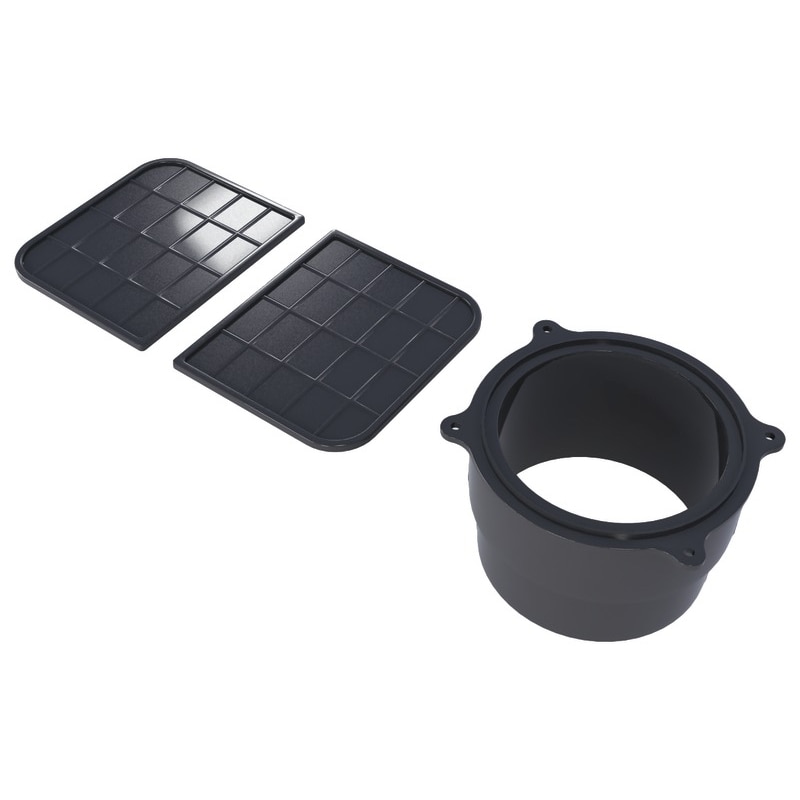 Conector de plastic, 130 x 90 mm