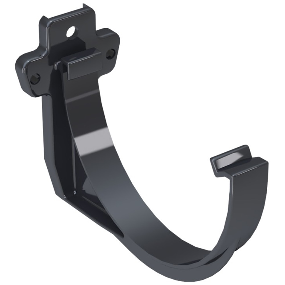 Colier fixare jgheab Devorex Clasic, 120 mm, grafit