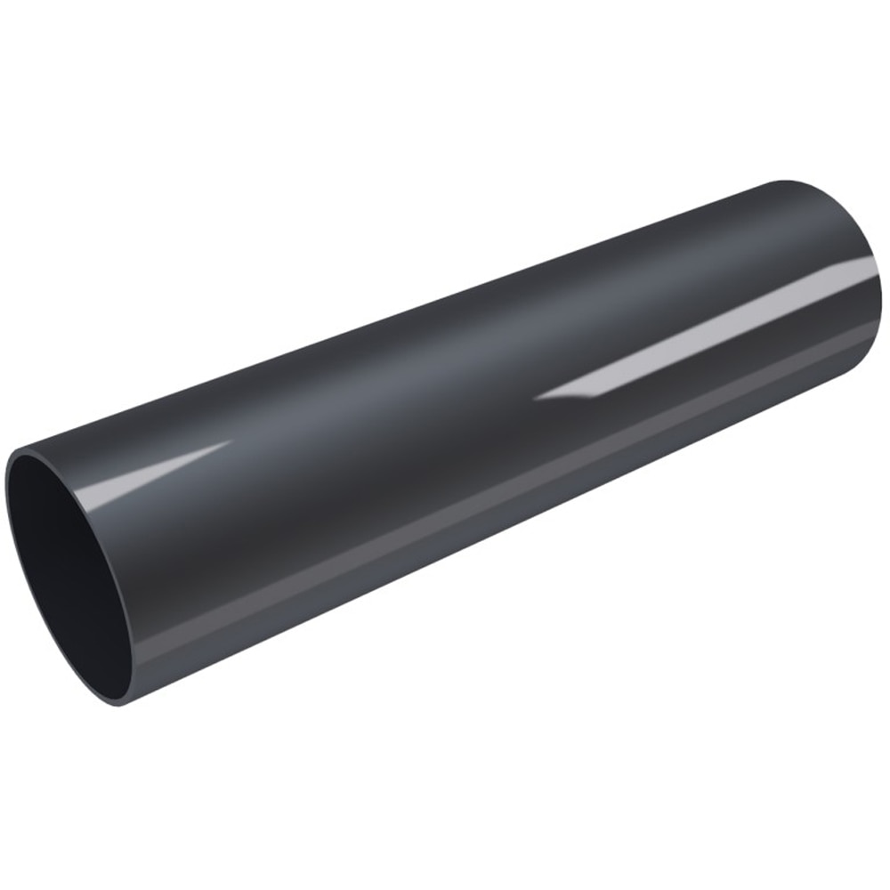 Burlan PVC Devorex, D80 mm, 3 m, grafit