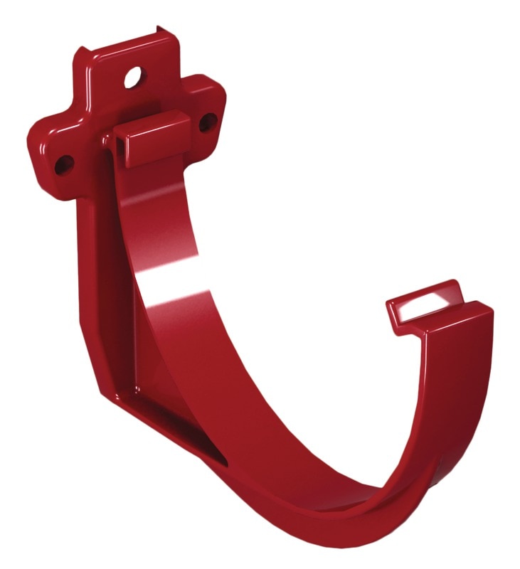 Bratara jgheab din PVC, rosu, diametru 120 mm