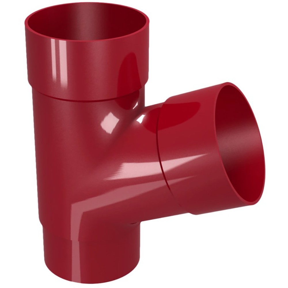 Ramificatie pentru burlan 67 gr DEVOREX, D80, 19 x 8.5 cm, PVC, bordeau