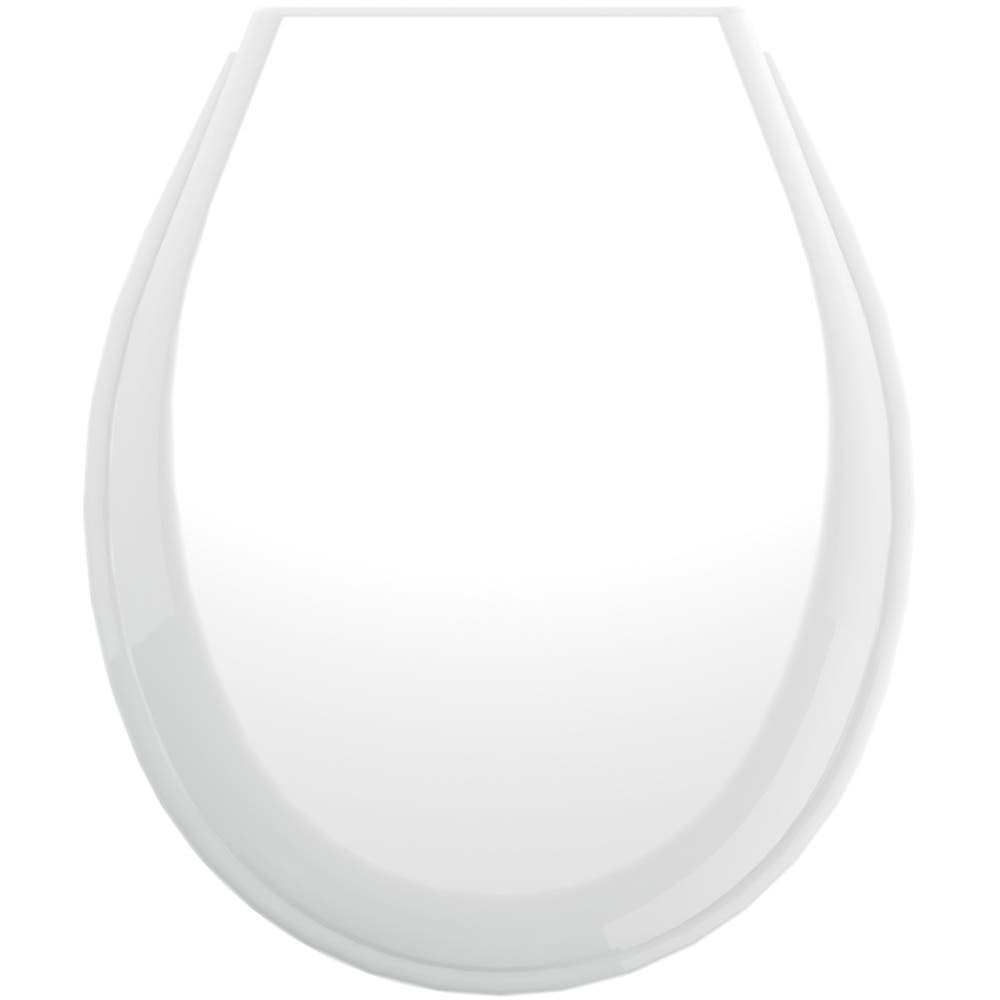 Capac WC Nikiplast Lilia, polipropilena, balamale fixe, alb