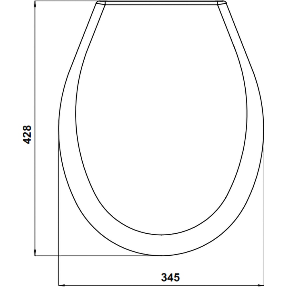 Capac WC Nikiplast Lilia, polipropilena, balamale fixe, alb