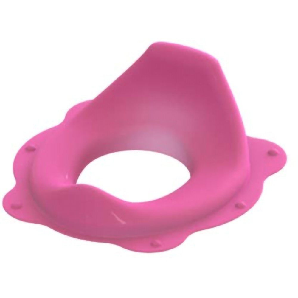 Reductor pentru toaleta, plastic, roz