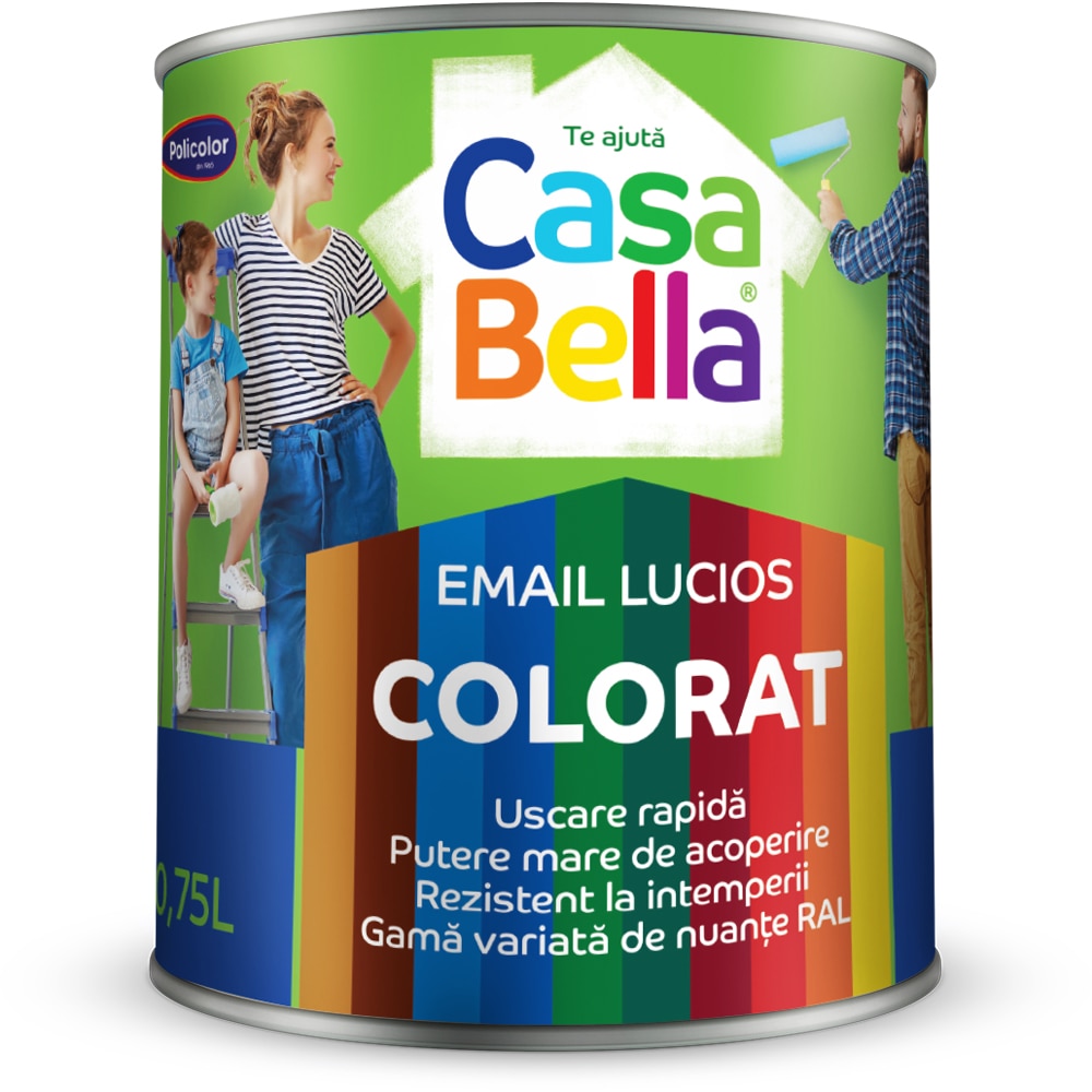 Email CasaBella, interior/exterior, verde, 0.75 L  