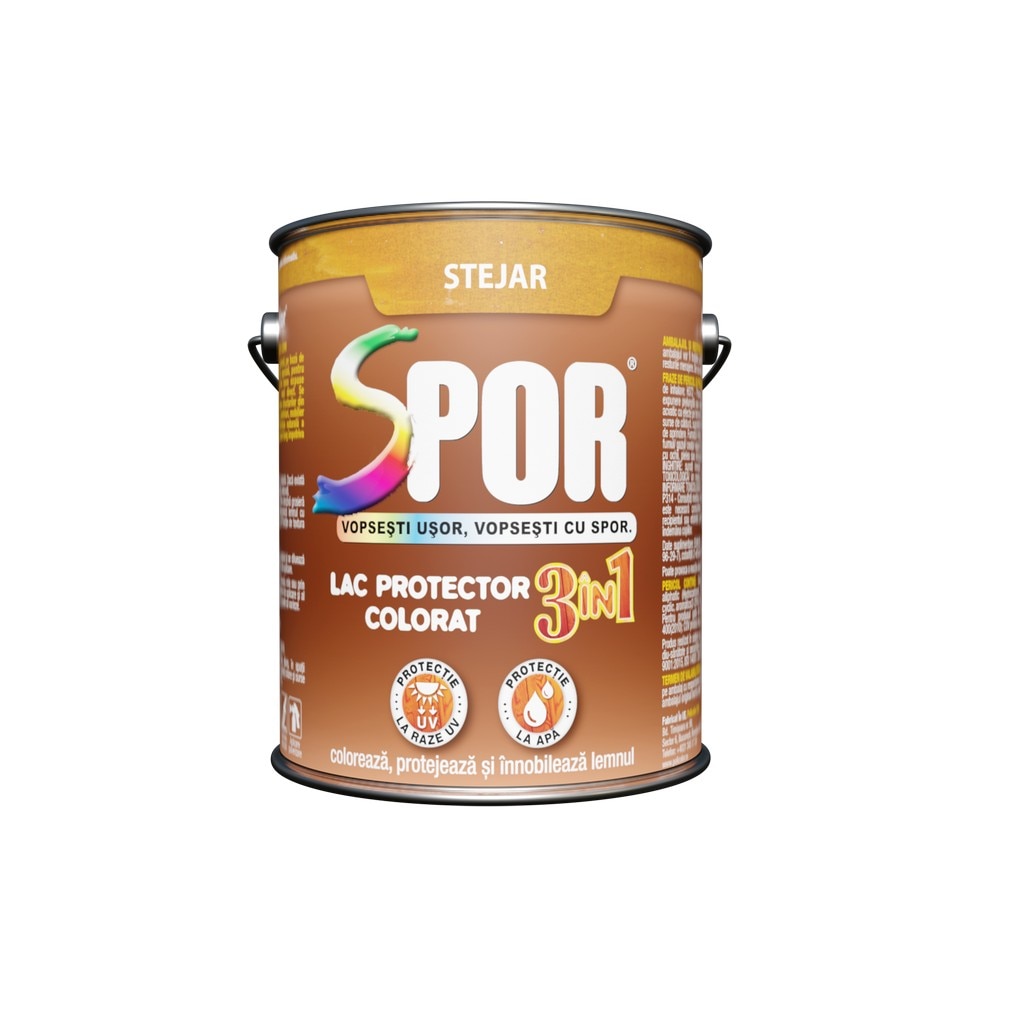 Lac pentru lemn, stejar, 2.5 l • Spor
