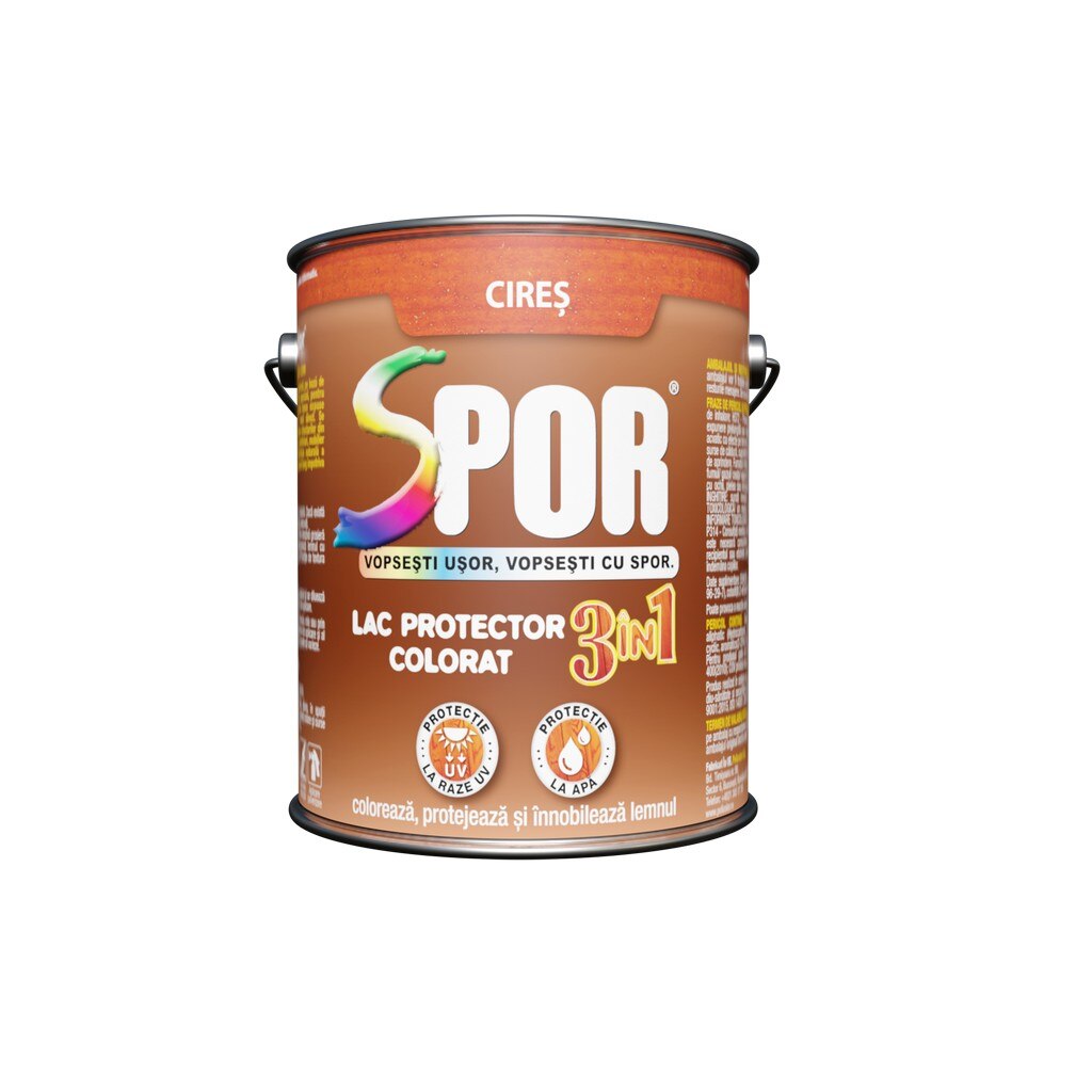 Lac pentru lemn, cires, 2.5 l • Spor