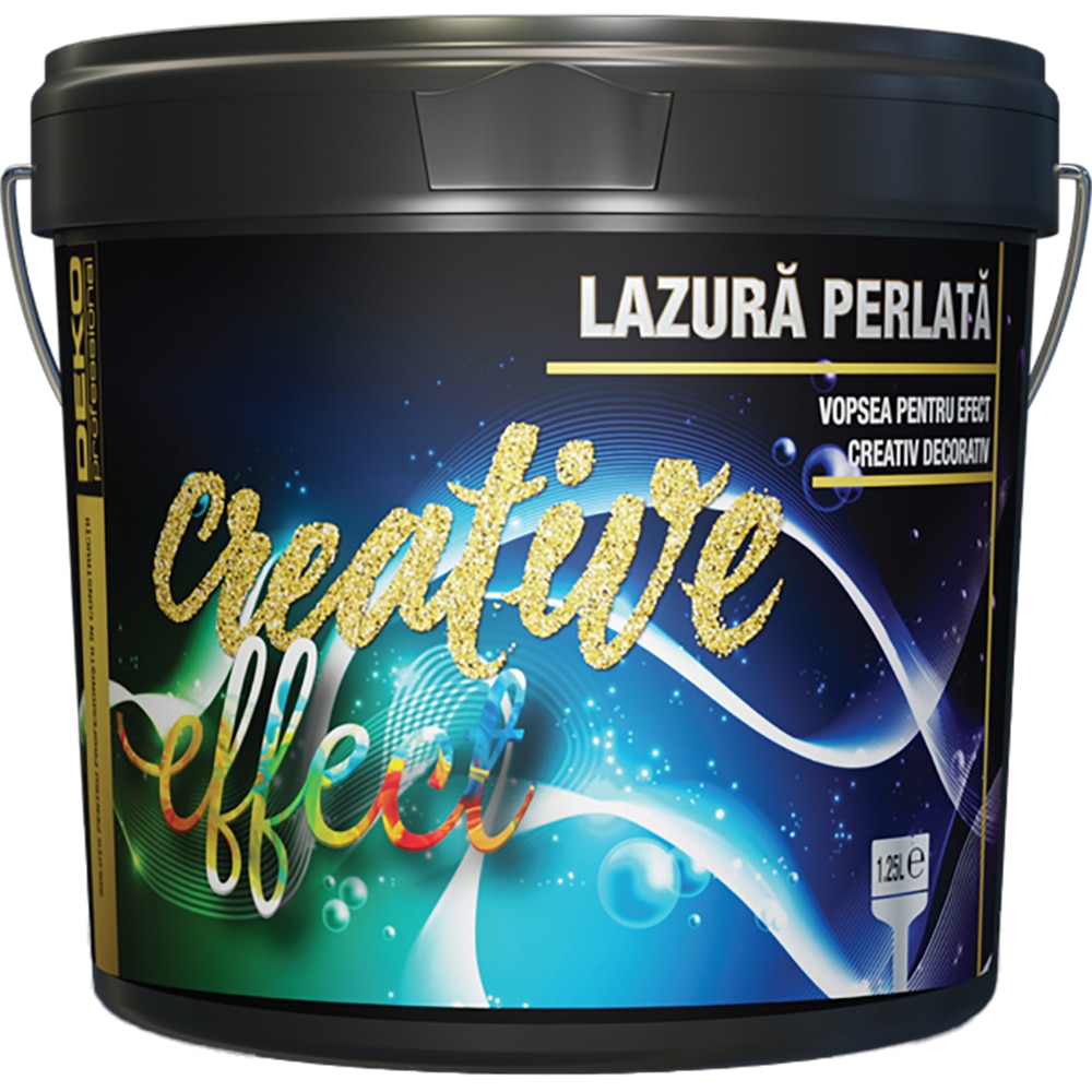 Lazura perlata Creative Effect, argintiu, 1.25L