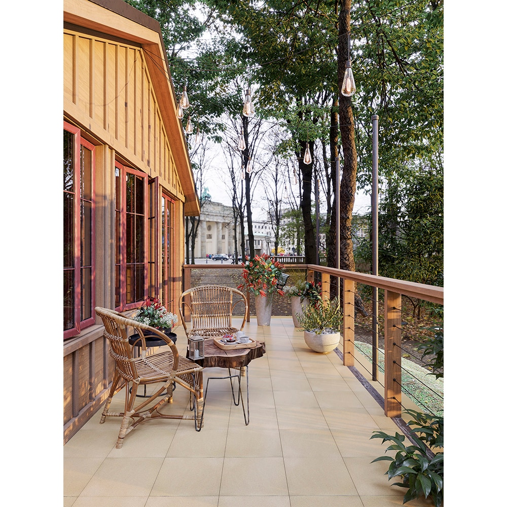 Gresie interior si exterior GRES SP, 33.3 x 33.3 cm, grosime 7 mm, 1.663 m2, bej piatra