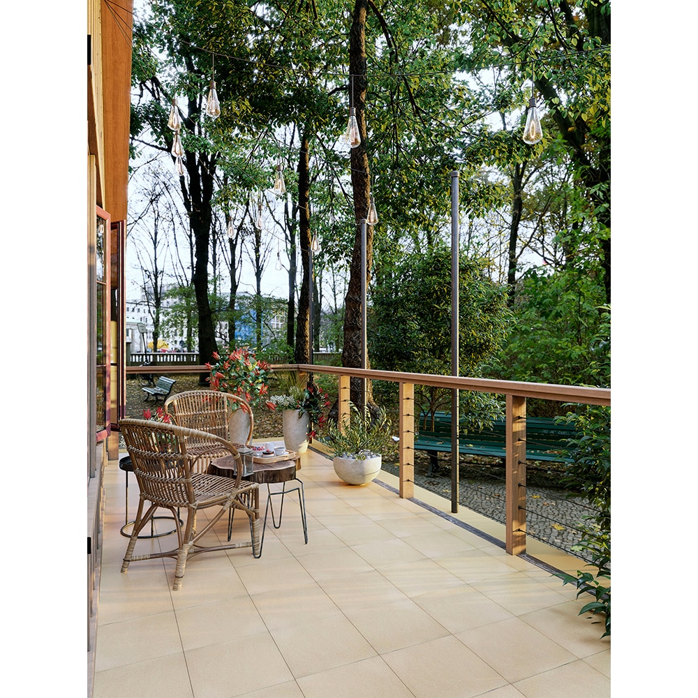 Gresie interior si exterior GRES SP, 33.3 x 33.3 cm, grosime 7 mm, 1.663 m2, bej piatra