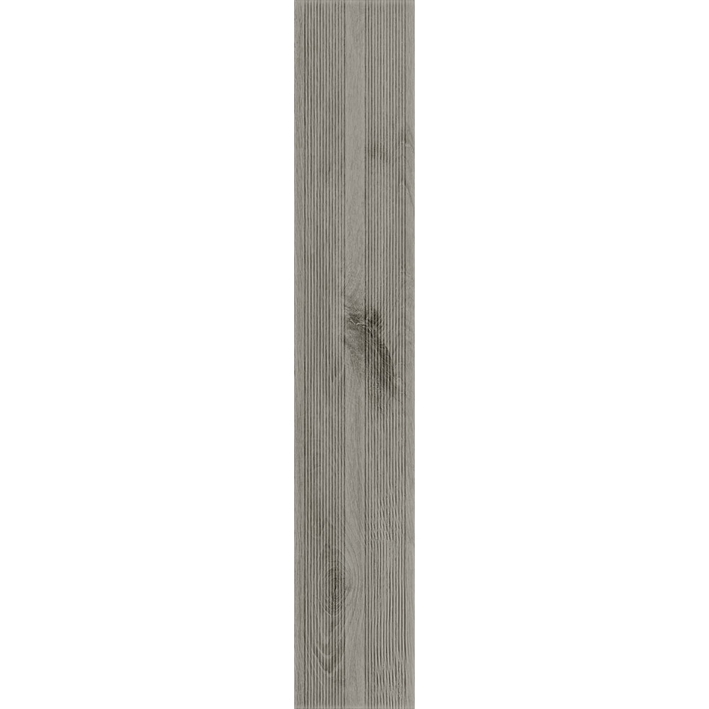 Gresie interior si exterior Pine, 20.4 x 120.4 cm, grosime 8.5 mm, 1.2281 m2, gri lemn