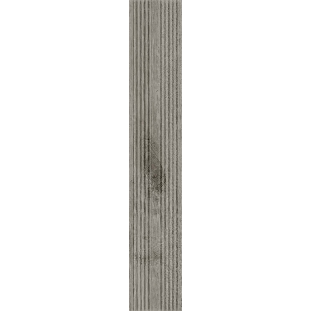 Gresie interior si exterior Pine, 20.4 x 120.4 cm, grosime 8.5 mm, 1.2281 m2, gri lemn