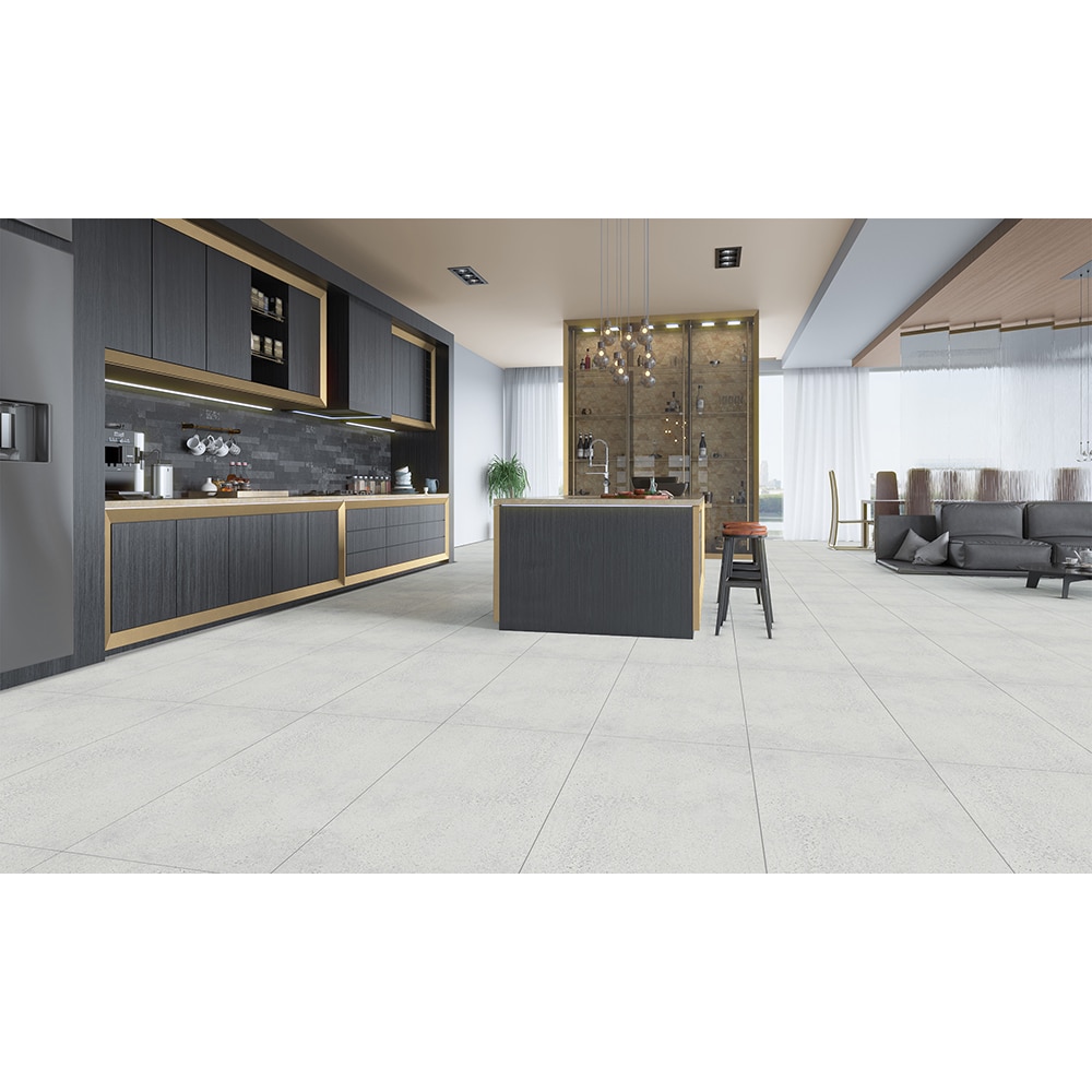 Gresie interior si exterior E-Stone, 60 x 120 cm, grosime 7.45 mm, 1.44 m2, gri piatra