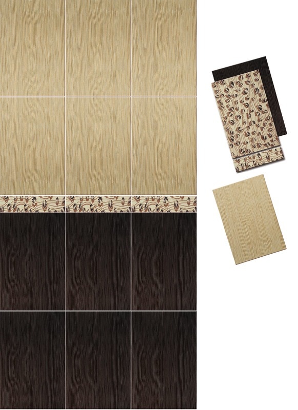 Faianta interior, bej, 40 x 25 cm x 0.8 cm, 1.2 mp  Kai Forest