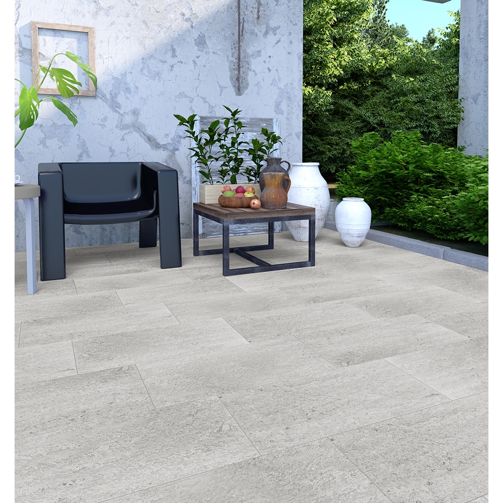 Gresie interior si exterior Vulcano, 30 x 60 cm, grosime 8.5 mm, 1.62 m2, gri piatra