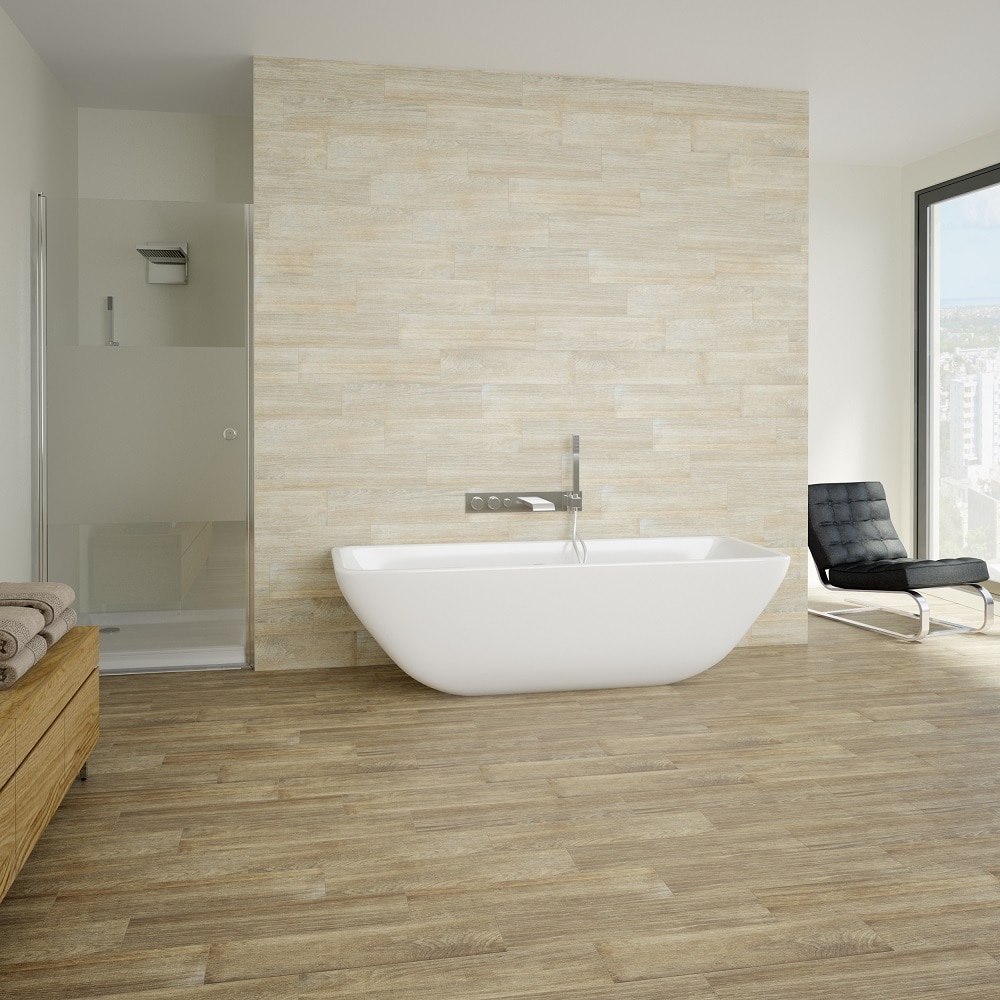 Gresie Interior, Gri, Portelan, 60,5 x 15,5 cm, tip parchet, suprafata 1,032 mp  Kai Acacia