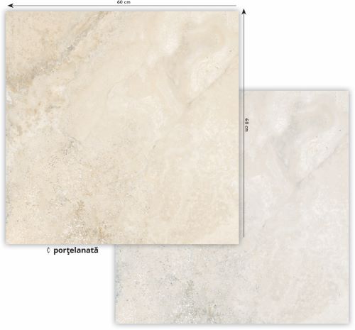 Gresie Interior, Bej, 60 x 60 cm, suprafata 1,08 mp  Kai Merano