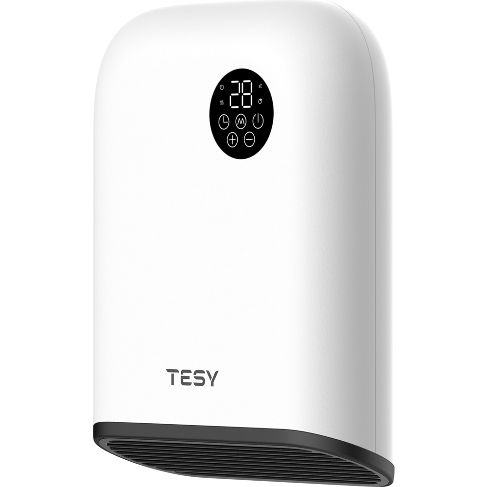 Aeroterma de perete Tesy, display LED, 2000W, 6 programe