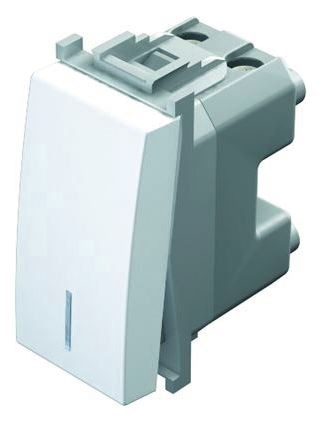 Buton sonerie LED, 10 A, 250 V, alb  Tem Modul