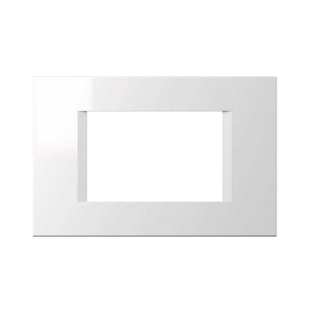 Rama line 3 posturi, alb, TEM MODUL