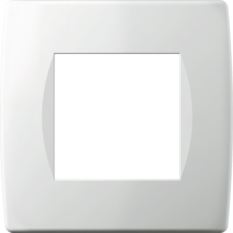 Rama decorativa soft 2 posturi, alb, TEM MODUL