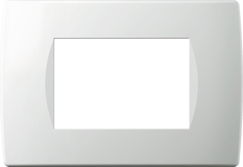 Rama decorativa soft 3 posturi, alb, TEM MODUL