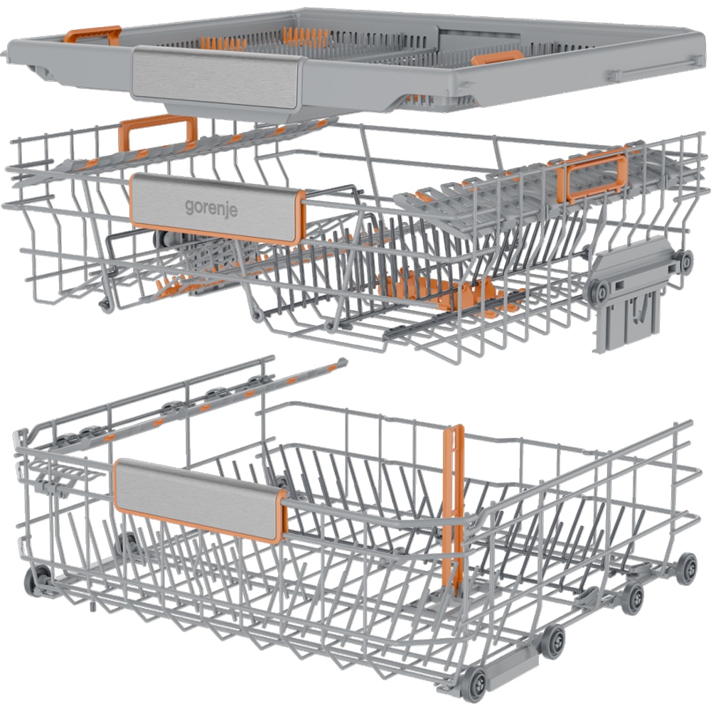 Masina de spalat vase incorporabila GORENJE GV693A65UVAD, 16 seturi, 8 programe, 60 cm, Clasa A, panou comanda negru