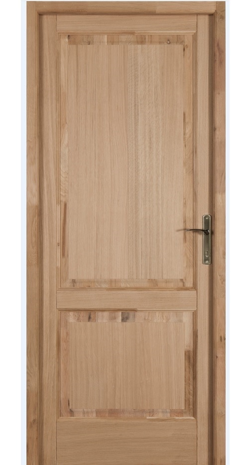 Usa de interior  maro, stanga, lemn, 204 x 68 cm, toc inclus • Spacva