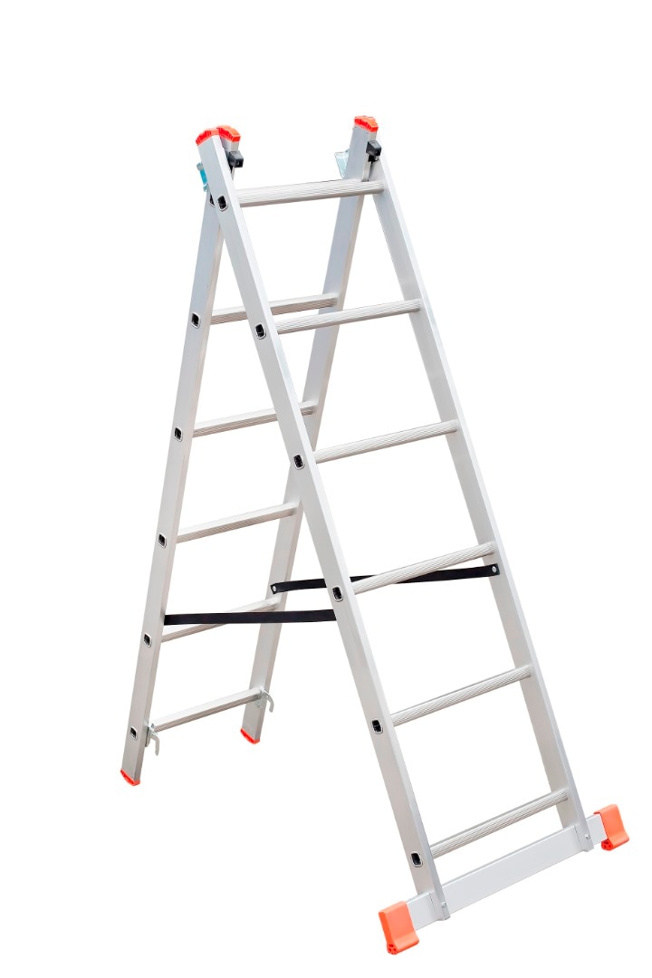 Scara aluminiu, 2 x 6 trepte, 170.7 cm