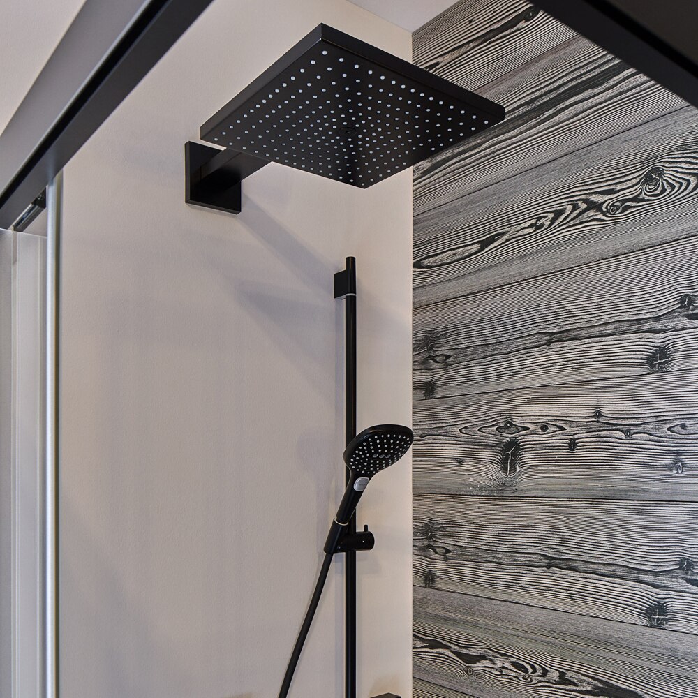 Palarie dus Hansgrohe Raindance E 300 26238670, 1 functie, negru