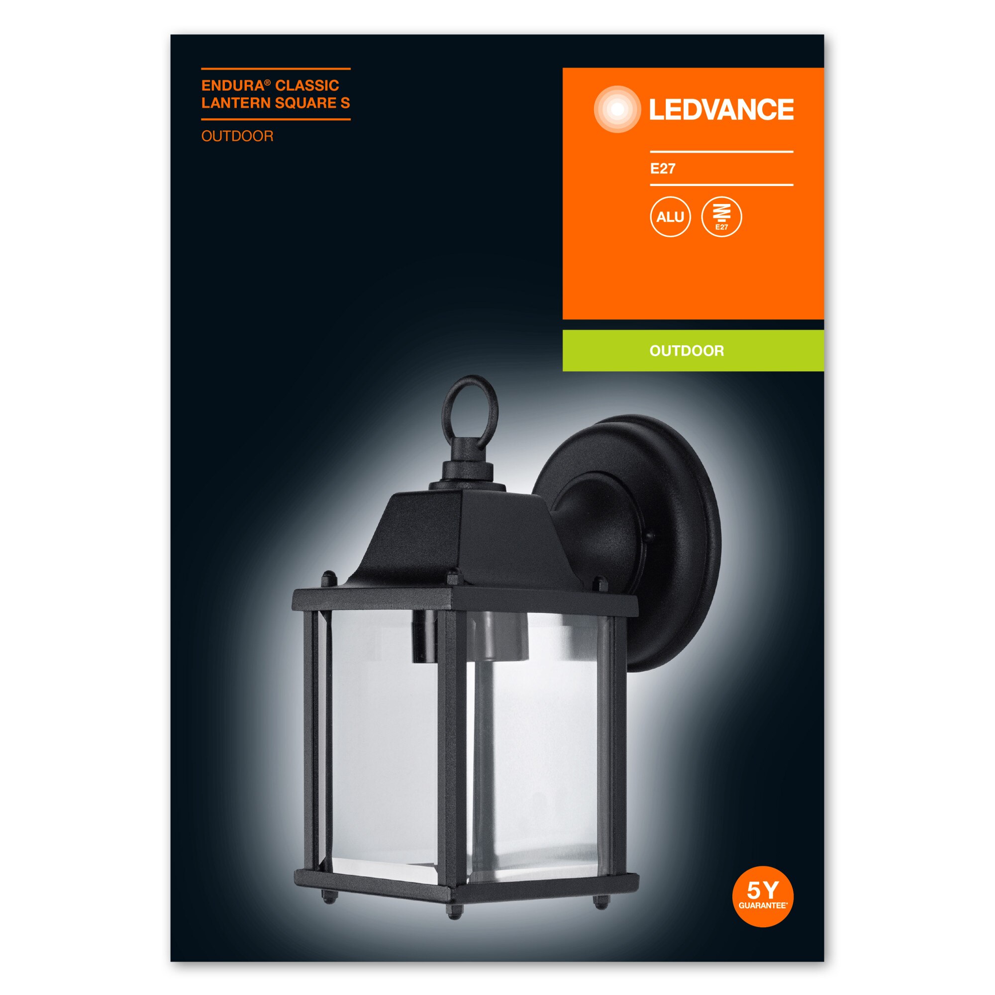 Aplica perete, 150 x 105 x 225 mm, IP23  Ledvance