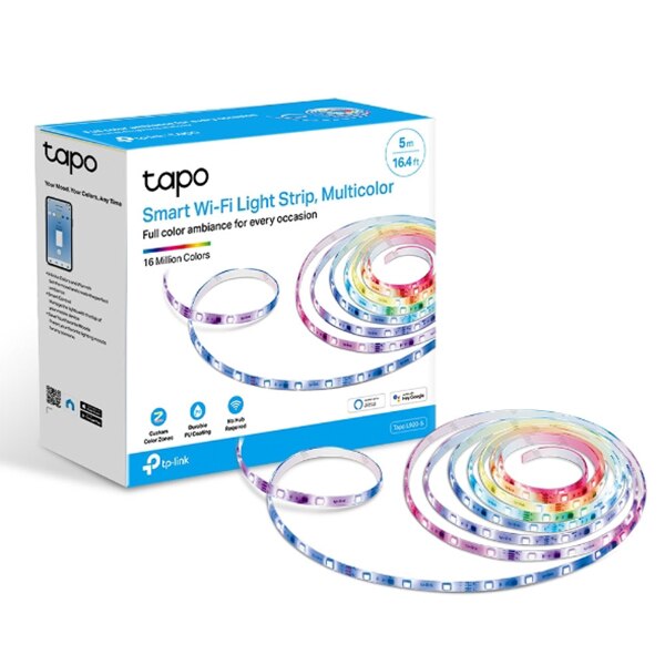 Banda LED Smart TP-LINK TAPO L920-5, RGB+IC, 20.5W, 5m