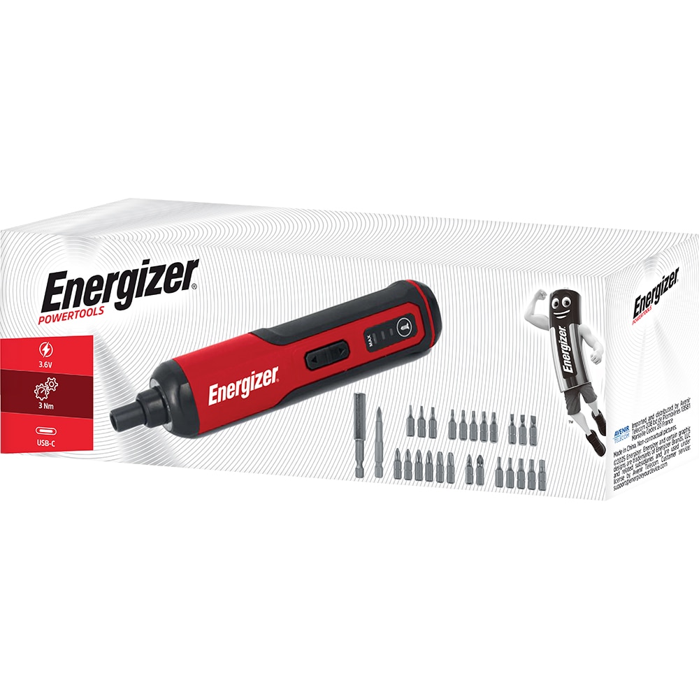 Surubelnita electrica ENERGIZER 3GS01, 3.6V, 3Nm, 1.5Ah