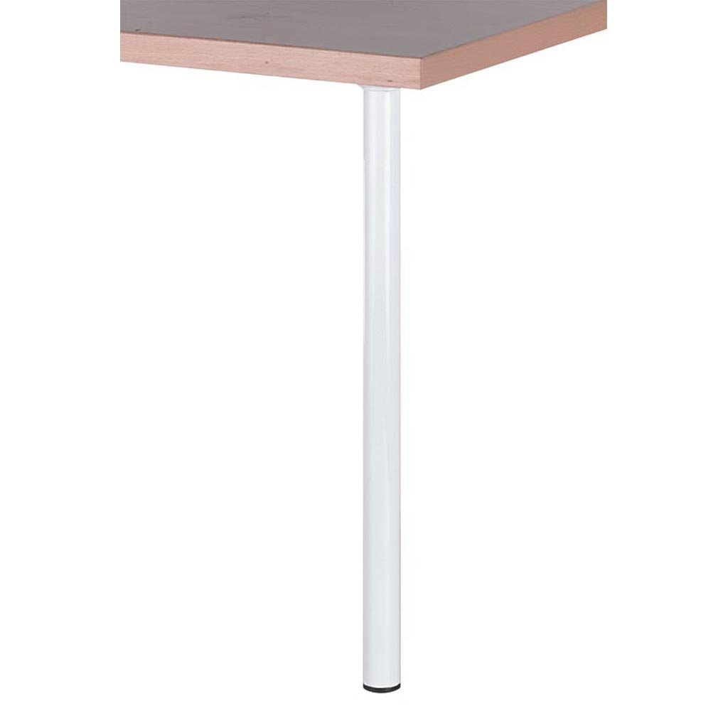 Picior rotund 30 x 800 mm, alb