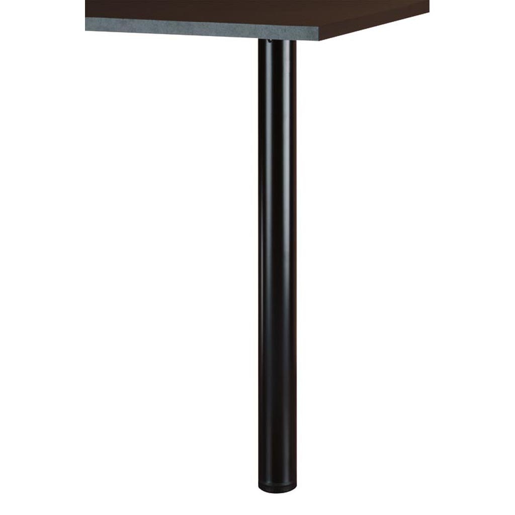 Picior rotund 30 x 800 mm, negru