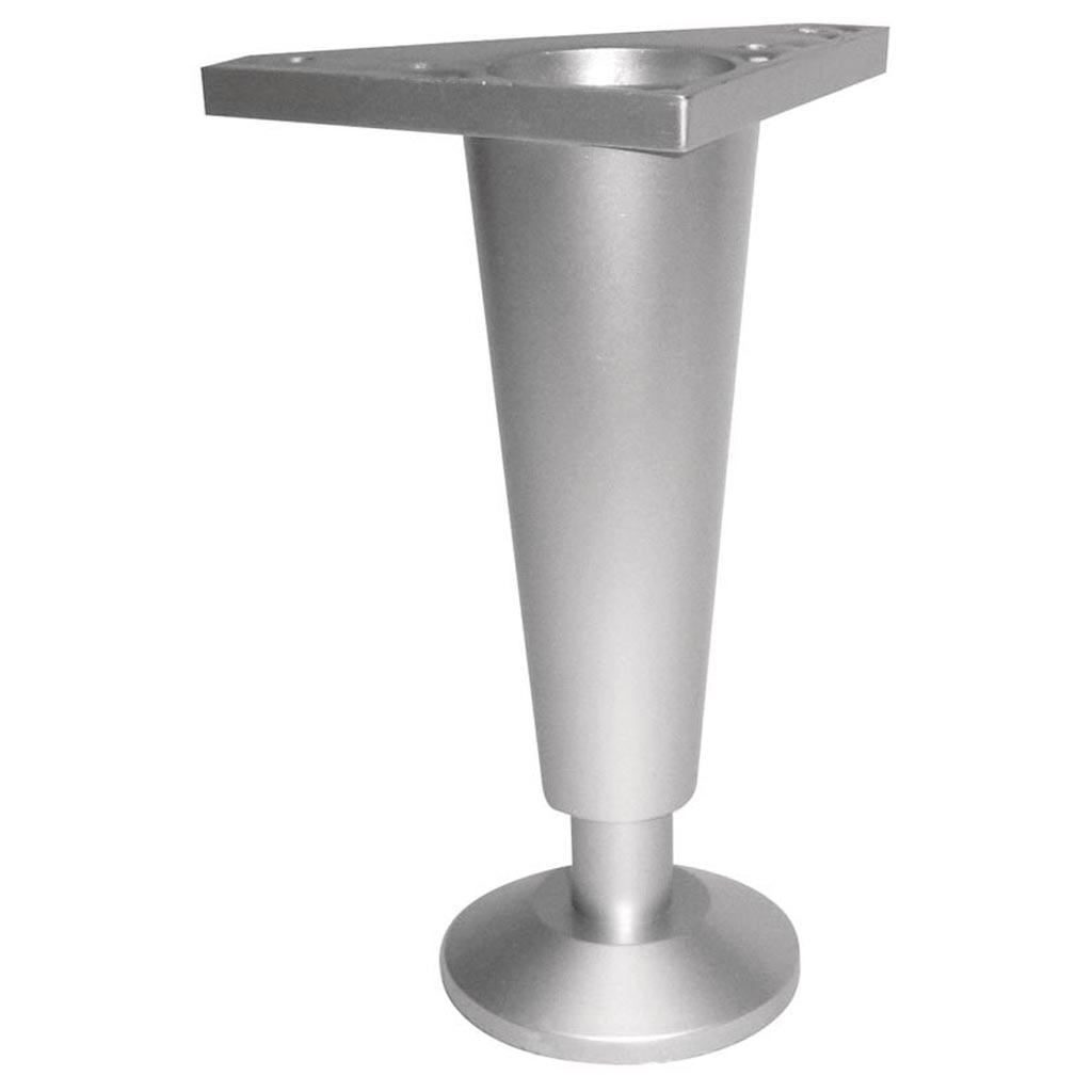 Picior PVC mobila bucatarie, 38 x 101 mm, aluminiu