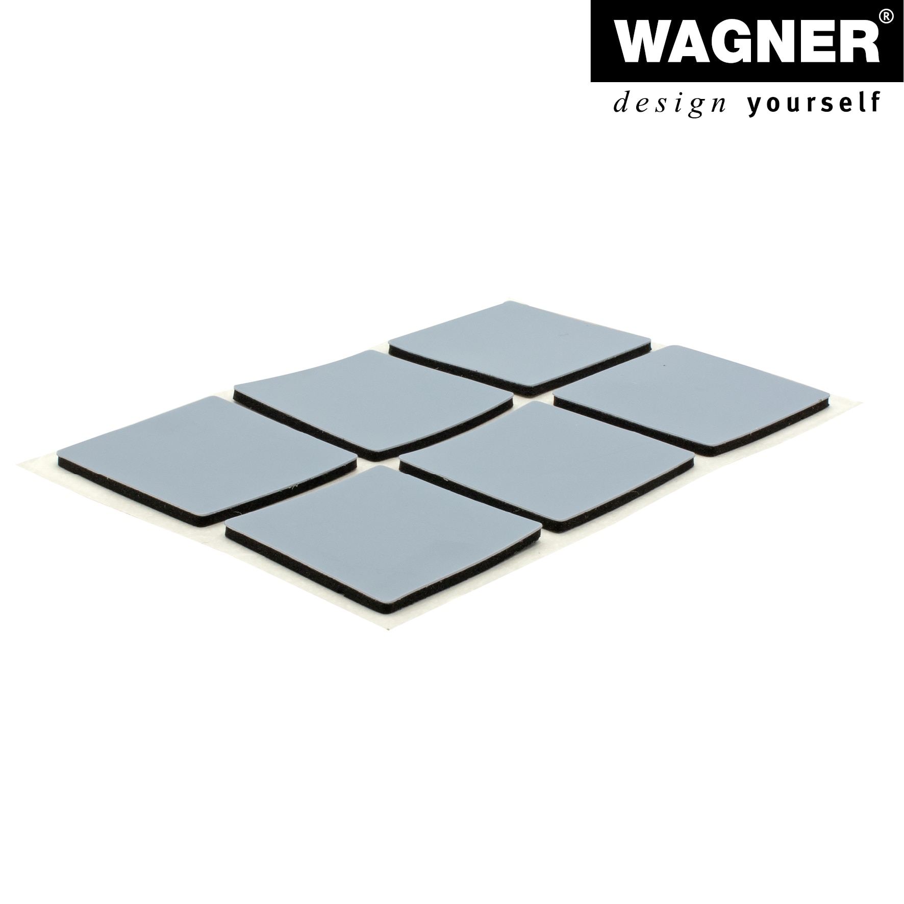 Patina adeziva, 25 x 25 x 1.5 mm, gri