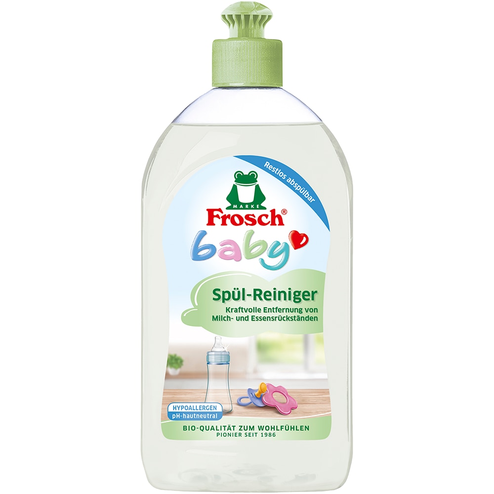 Detergent ecologic curatare vesela si biberoane FROSCH Baby, 500 ml