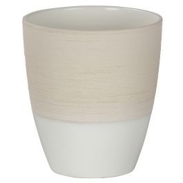 Ghiveci, rotund alb, 13 cm  Scheurich