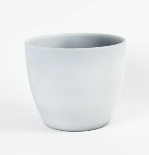 Ghiveci, rotund gri deschis, 11 cm  Scheurich