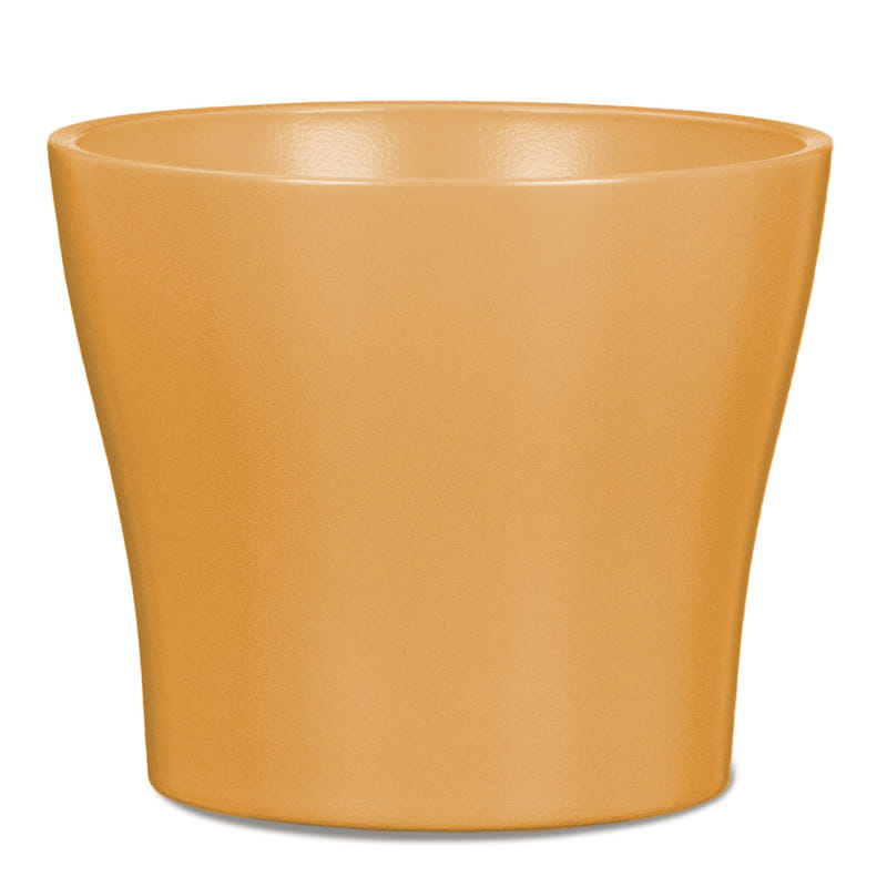 Ghiveci, rotund galben Curcuma, 16.9 cm  Scheurich