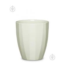 Ghiveci, rotund alb Elegance, 14 cm  Scheurich