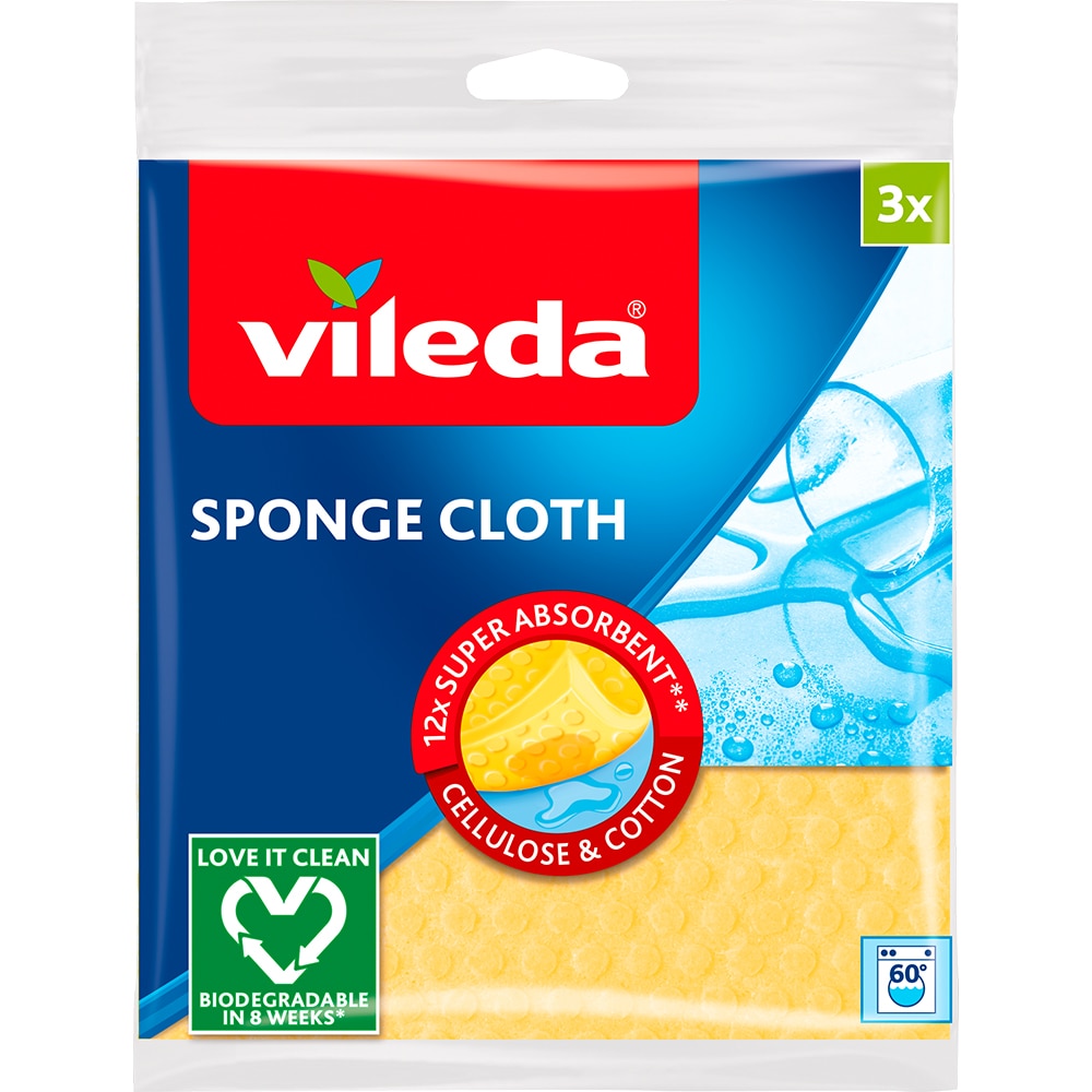 Laveta umeda VILEDA 46083, 3 bucati, multicolor