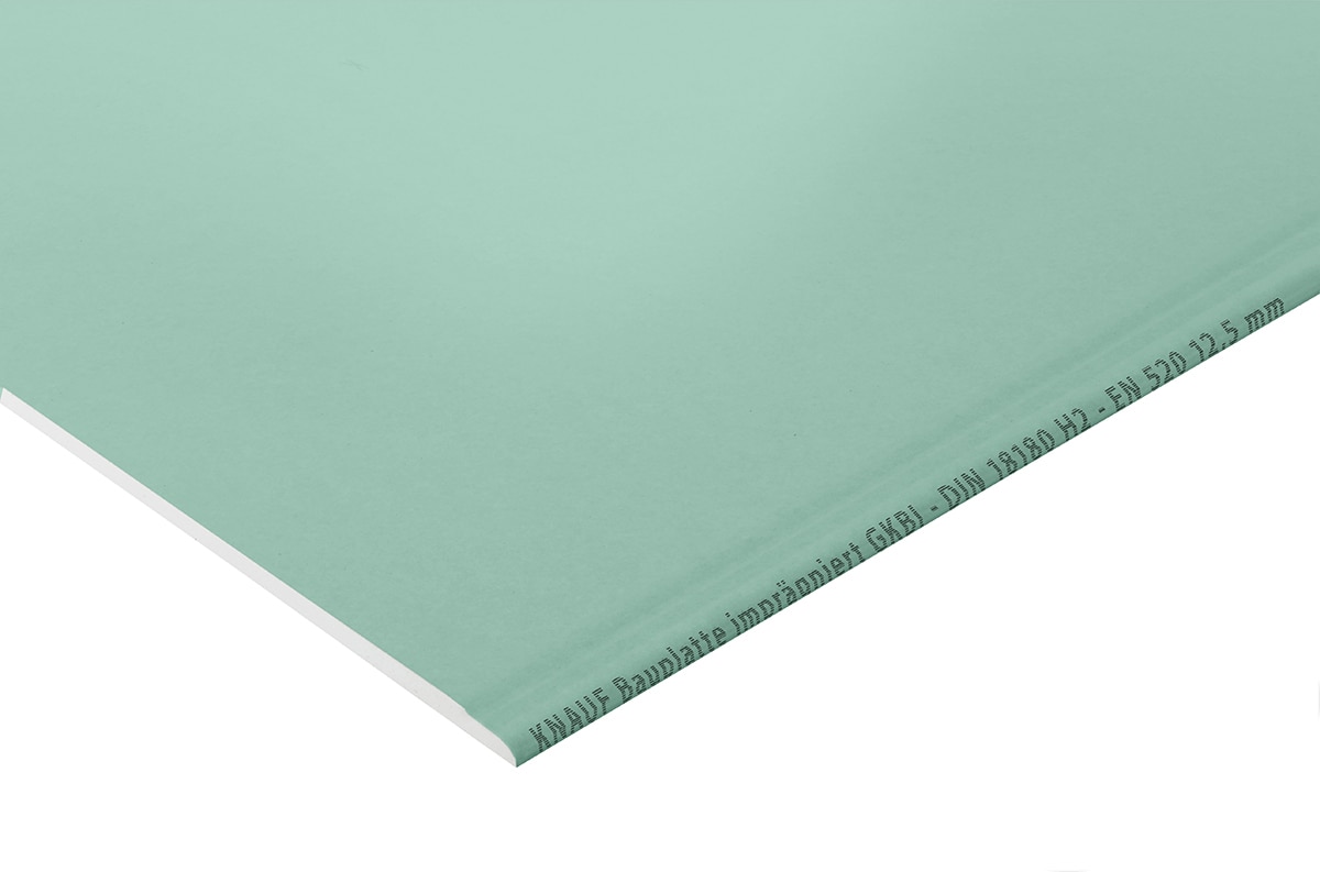 Placa gips carton, verde, 12.5 x 1200 x 2600 mm  Knauf