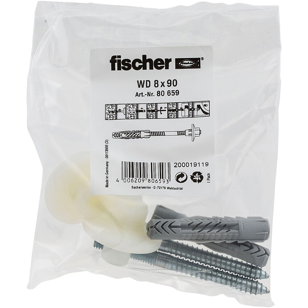 Surub cu diblu universal FISCHER WB, 10 x 130mm, 1buc