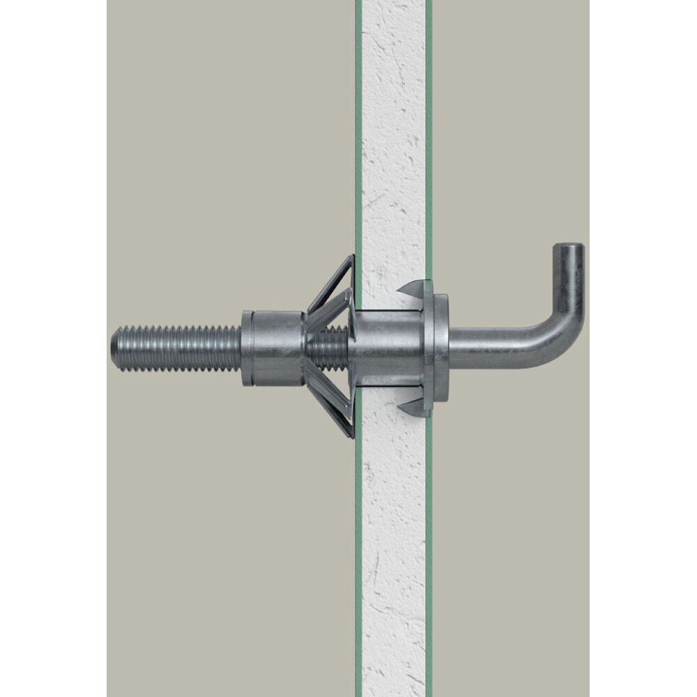Surub cu diblu gips FISCHER HM, 8 x 37mm, 4buc