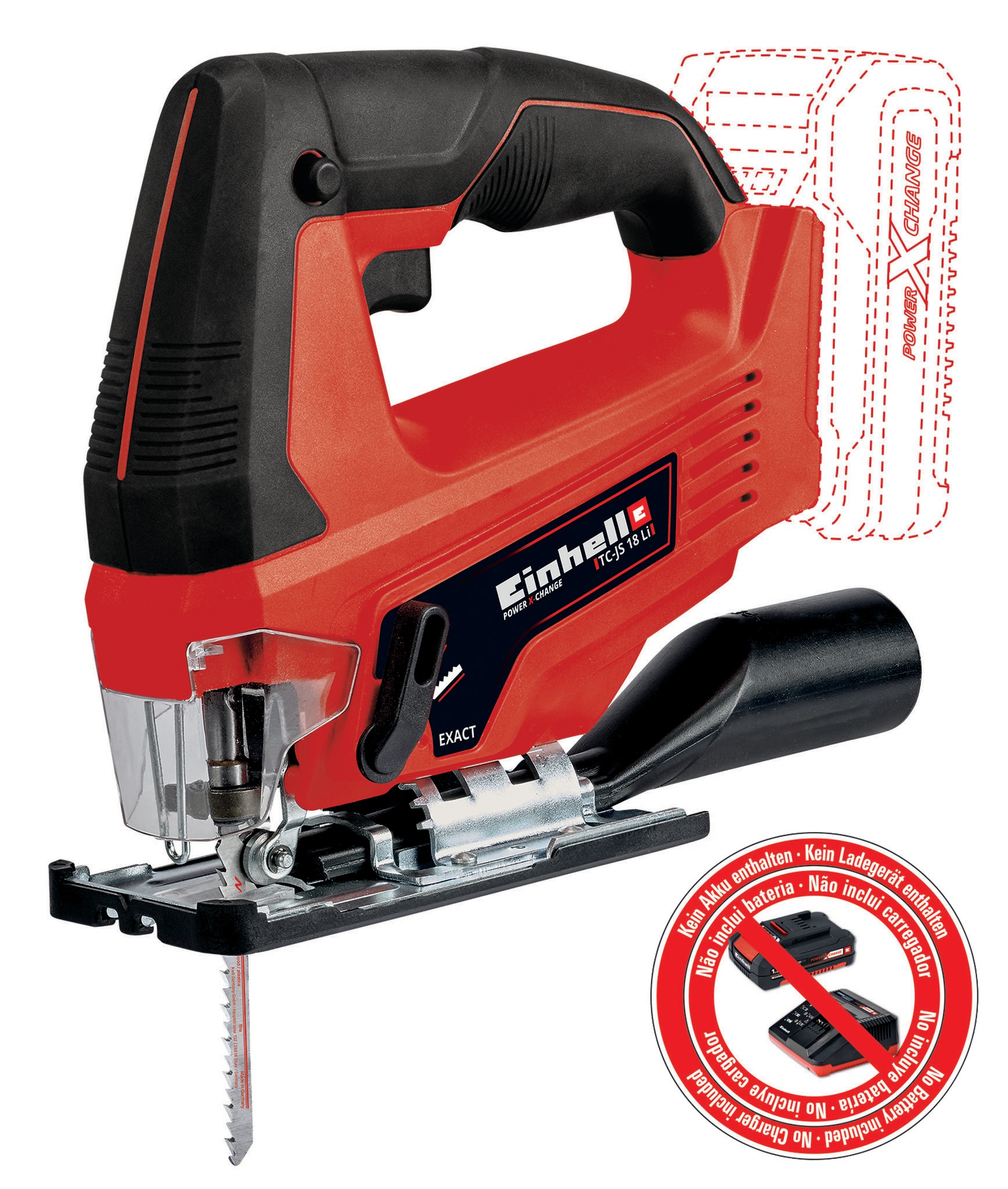 Fierastrau pendular, 18 V, 2700 spm, pe acumulator • Einhell